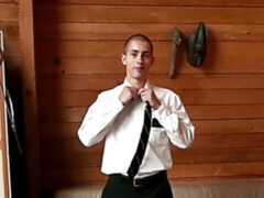 Quick solo masturbation session featuring Elder Morgan