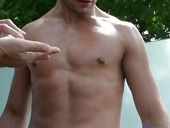 Photo session with hot stud in the wilderness