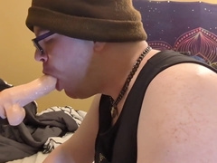 Gargling and taking it from my hump machine