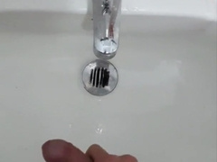 En el baño del hostal