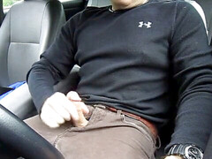Gay car cruising, cum tribute, car jerk
