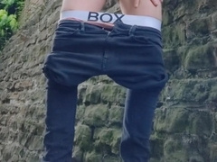 Fit Youngster Blows A Load at the Public after Soiree, highly Risky Spunk Shot