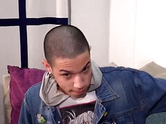 Horny dudes Antu Burghos and Nick Bianco bang on camera