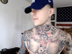 Jerking his big cock - more @ Gayboy.ca