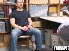 First time thief gets raw anal punishment from LP Officer in uniform