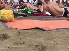 Fuck in public on a beach