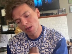 Sloppy wet blowjob leads to cum-swallowing gay fun with big black cock