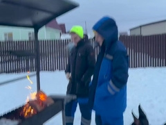 Stepdad Caught Stepson And Buddy Fucking In Barn - 454