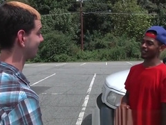 Black teen 18+ cums on face