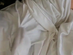 White nylon glide jerk jizz