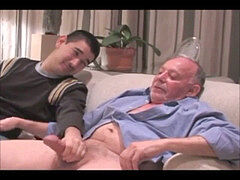 older dad deepthroating & fucking young man