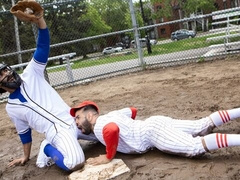 Mateo Zagal and Diego Silva fuck among the cars