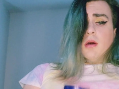 Femboy smoke and wank Jerk Off Instructions