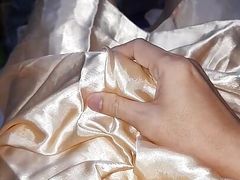 Gold Satin Dress