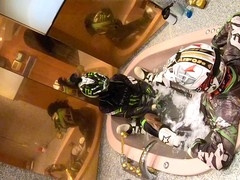 Gearbikers in gay boots get down in motocross