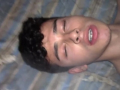 Hairy bear fucks ass the hard way and comes inside his man's hole