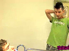 emo twunk likes dick in ass and lollipop in mouth