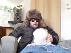 Slow edging session with a straight man using a sex toy