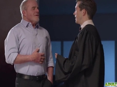 Isaac Parker, Dale Savage And Gay Porn - Teacher And His Graduated Student Come Together For A Sensual Kiss That Leads To More 6 Min