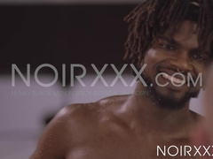 I was blindfolded but I could see how Devin Trez passionately shoved his huge cock in