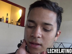 LecheLatinos.com - Uber-cute brazilian Jesus milks Gus' thick sausage for a super-steamy flow