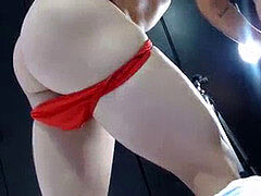 guy with best backside ever on web cam