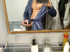 Filipino gay guys enjoy erotic talk while giving handjobs and experiencing huge cumshots