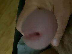 Daddys Closeup masturbation Cumshot eruption