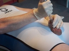 Brit, singlets, hand-job