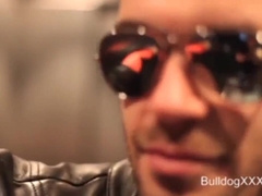 BullDogXXX.com - A Biker wanks off on the roof