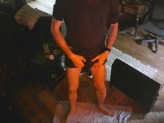 Homemade gay edging video with amateur dude enjoying a slow and intense jerk off session