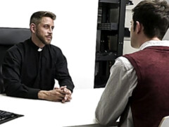 Kai Masters punished by a kinky priest, Johnny Ford