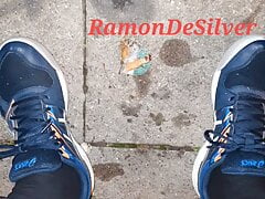 Master Ramon serves food for his slaves with plenty of horny spit, eat it immediately!
