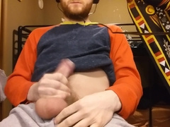 Jacking My Fur Covered Beefstick Till I Jizz