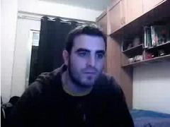 Straight guys feet on webcam #308