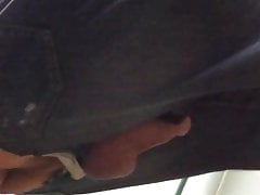 Raw cock in public washroom