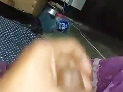 Straight guy Handjob for his girl friend.