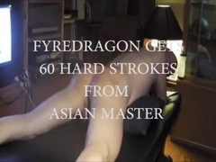 60 JERK OFF HARD CANING FROM ORIENTAL SLAVEMASTER
