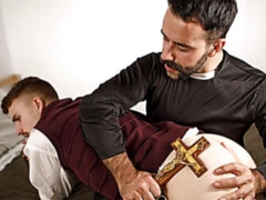 Taboo priest fuck scene with Ryan Jacobs and Teddy Torres