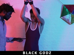 BlackGodz - Prosperous Stud gets his Arse Poked by A Dark-Hued God