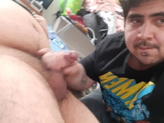 Deep throating until he came