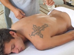hunk receives a deep massage and more