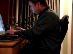 Bearded Daddy Strokes His Cock Solo