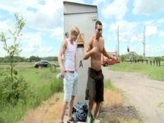 Public Orgy With lovely-looking light-haired