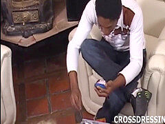 You can observe me dressing up as a sissy crossdresser biotch