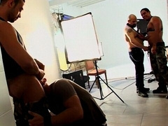 Piss pleasures with three super-hunky dudes