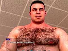 Amateur gay hunk with a big cock gives a wild ride to a young twink