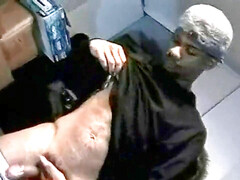 Thug, gay jacking off, gay ghetto