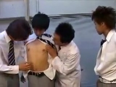 Amazing male in crazy group sex, asian gay adult clip