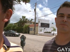 Two Homos Enjoy Each Other's company in a Wild Gay Fun Session